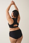Menstruasjonstruse - Sømløs hipster - Svært lett - Svart