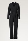 Jumpsuit til gravide med krage - Svart