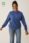 Sweatshirt med ammefunksjon - Indigo blå