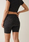 OONO sykkelshorts - Leo-print - grå/svart
