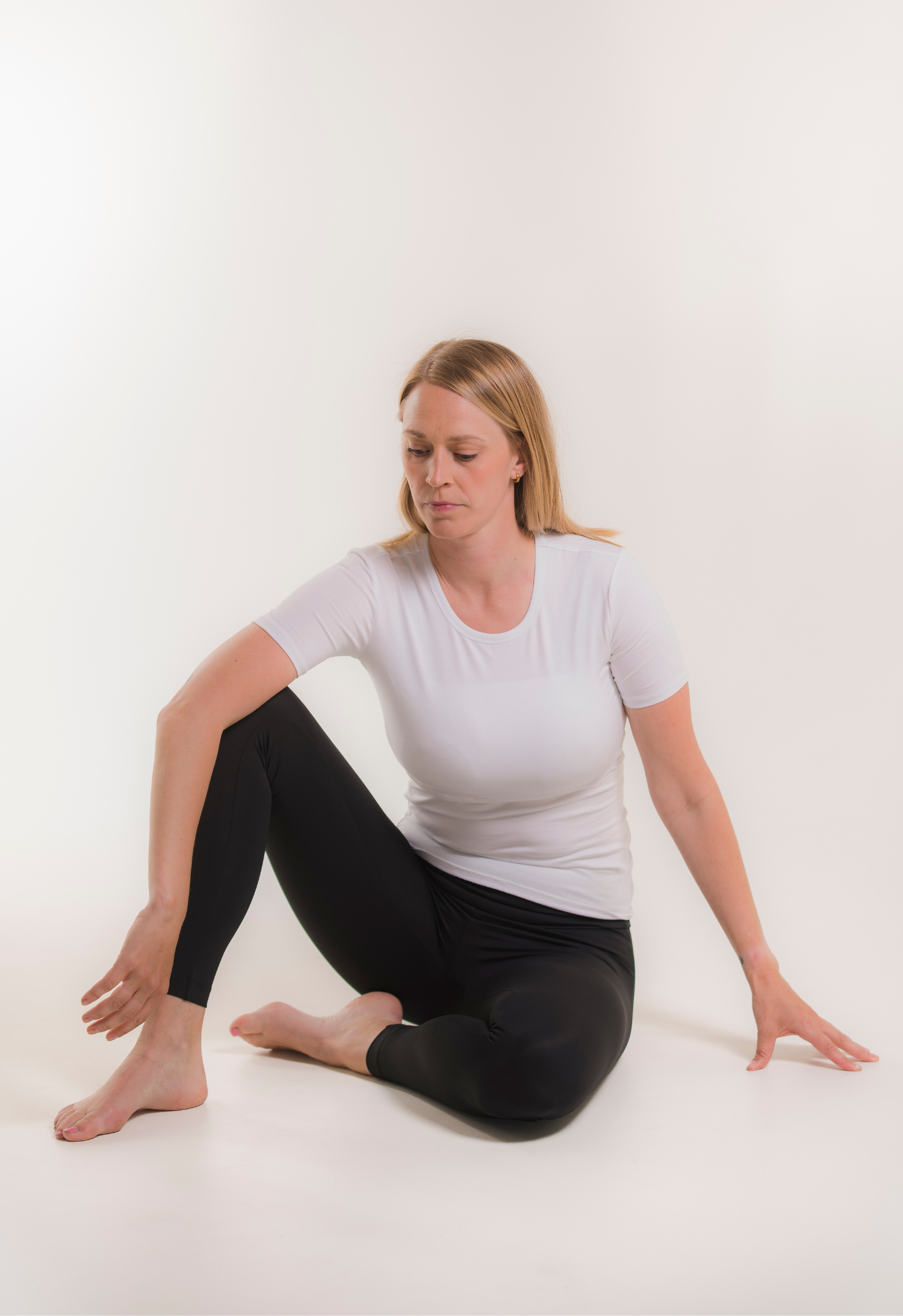 Ammetopp med kort erme Essential - Hvit