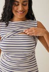 Simone s/l Topp - Havre Kobolt