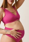 Gravidtruse string - Strong Pink