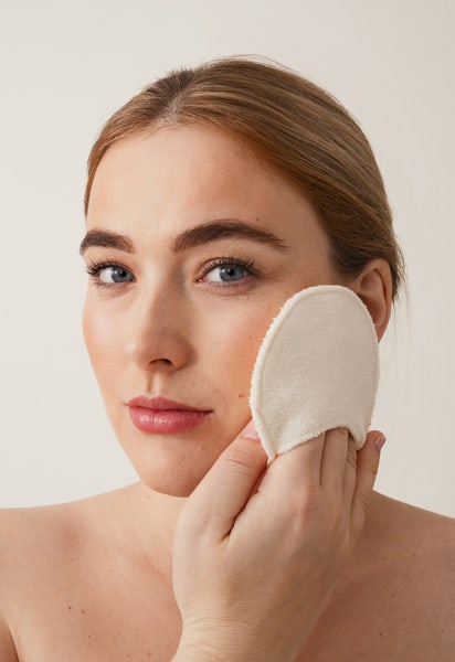 Vaskbare bomullspads med lomme