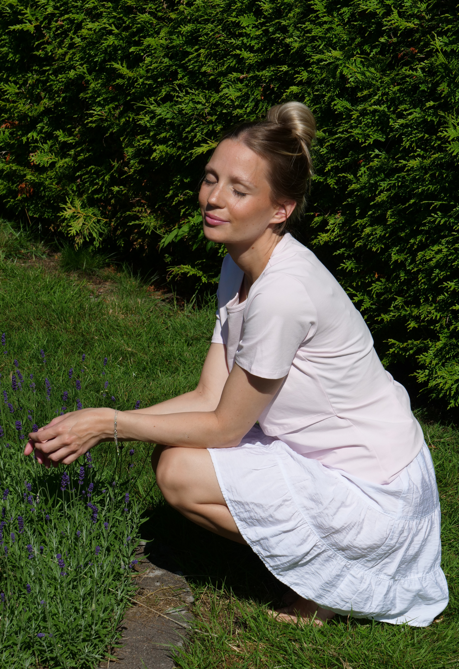 Kortermet ammetopp Essential - Pastellrosa