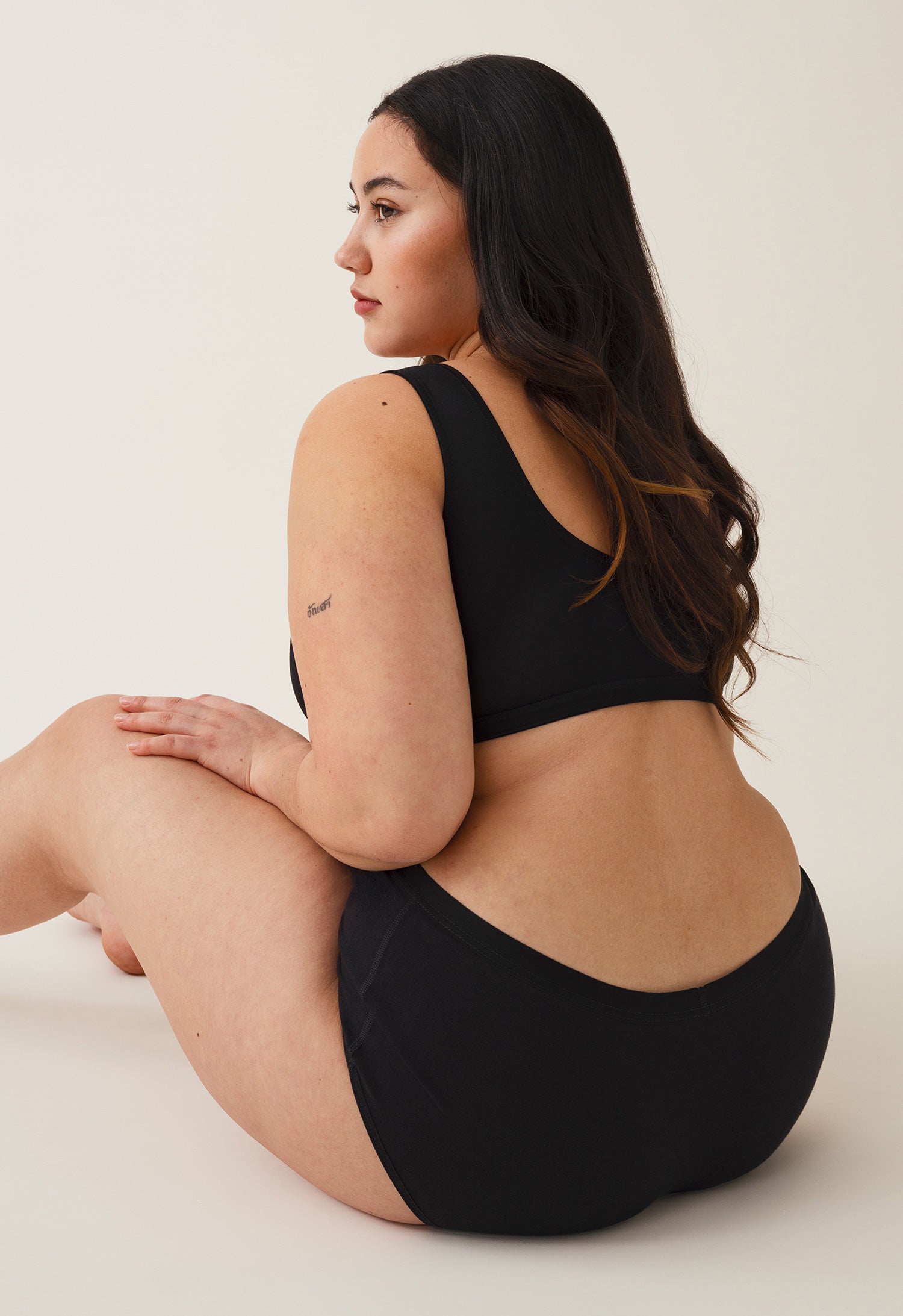 Menstruasjonstruse - Hipster - Middels flyt - Svart