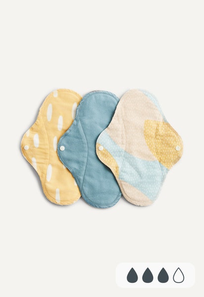 Tøybind - Dag - Blått print