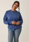 Sweatshirt med ammefunksjon - Indigo blå