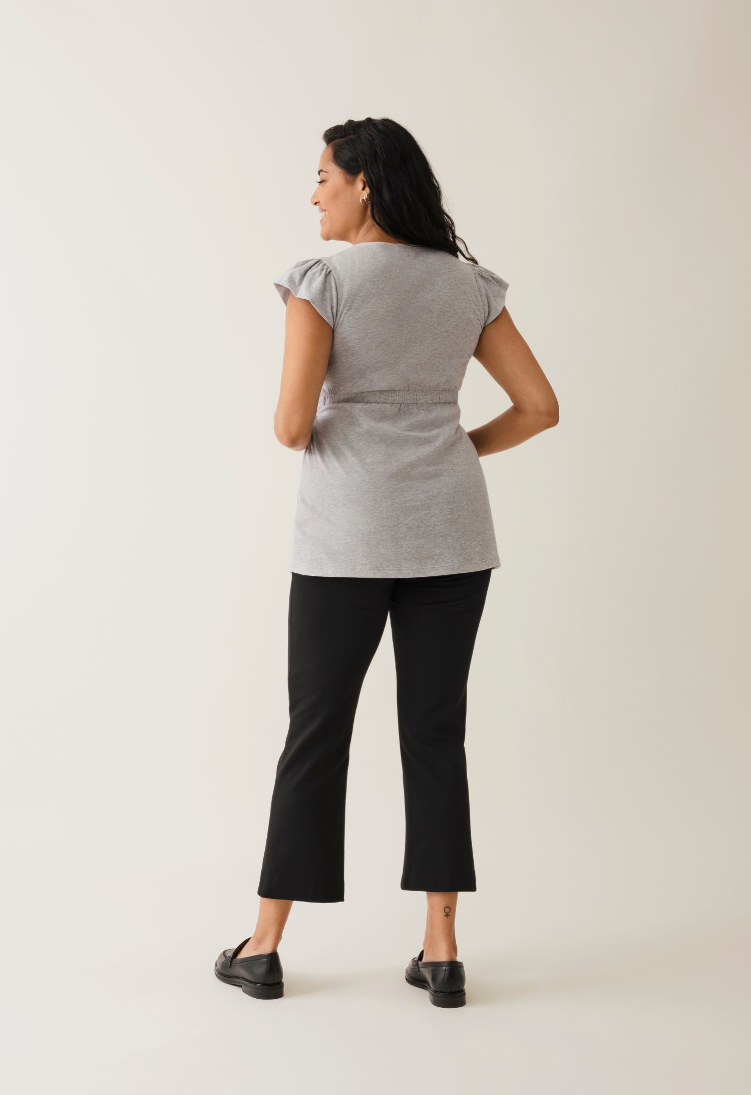 The Shirt Frill - grå melange