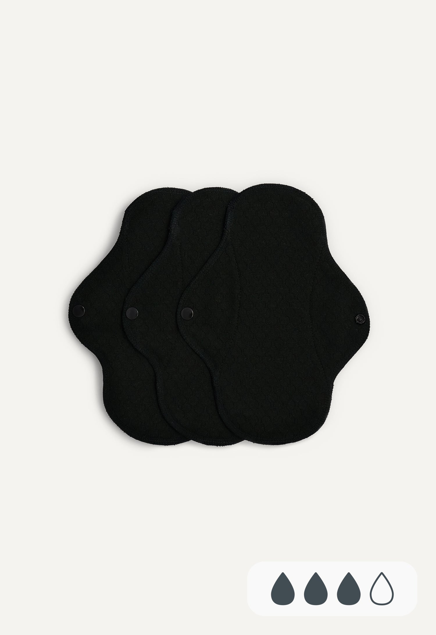 Tøybind med rask absorpsjon - Svart