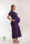 Jumpsuit for gravide med ammefunksjon - Lilla