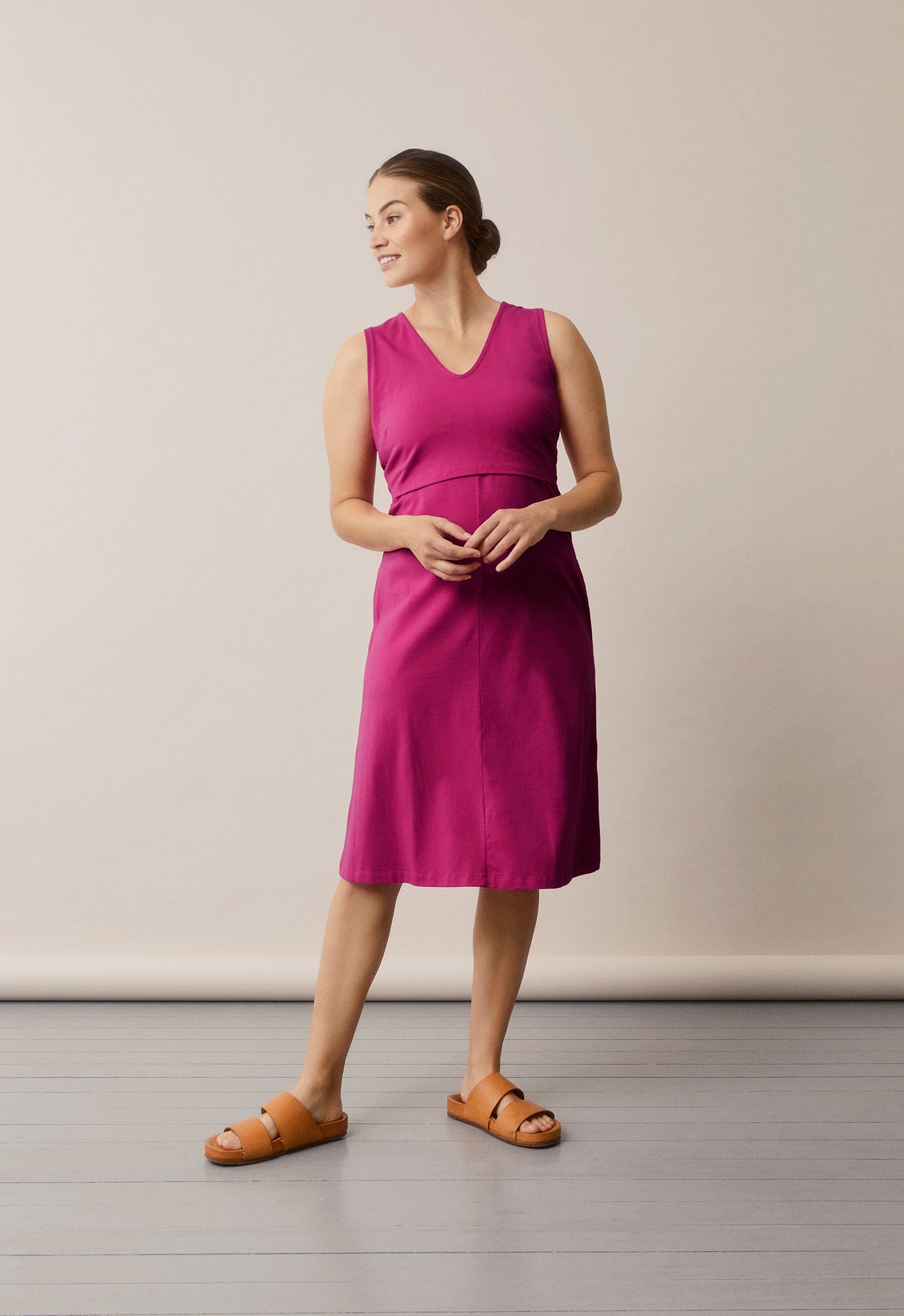 A Dress mørk orkidé