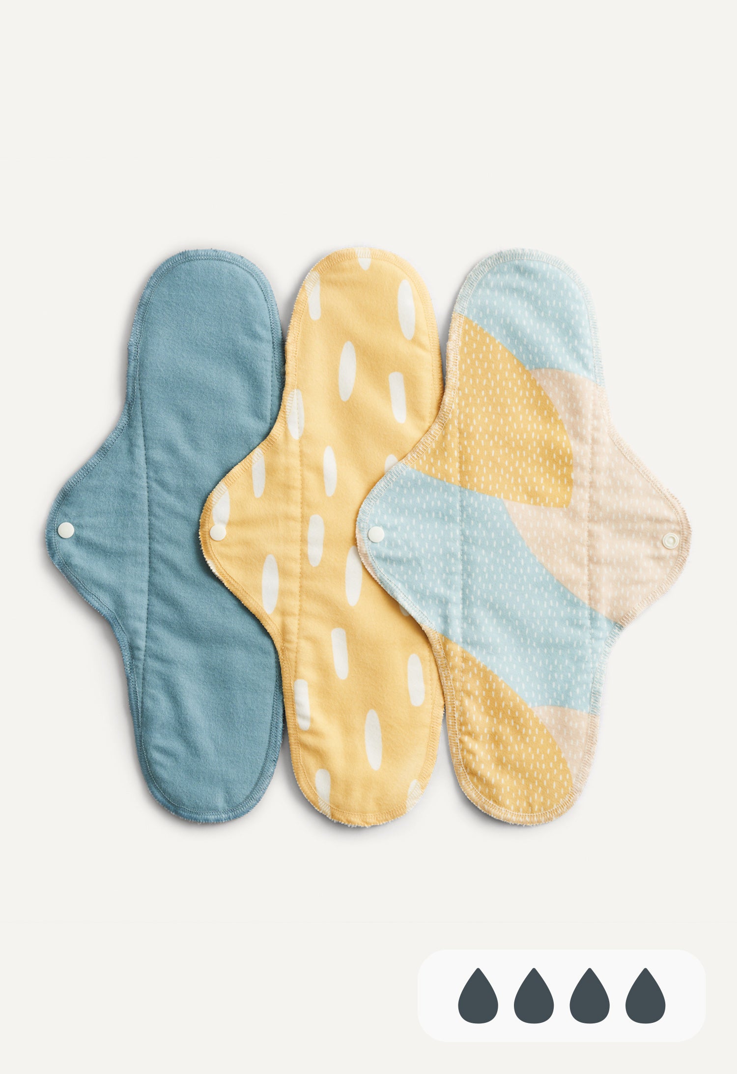 Tøybind - Natt - Blå print