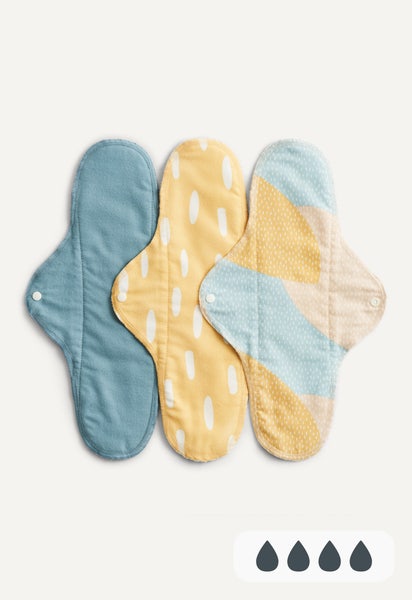 Tøybind - Natt - Blå print