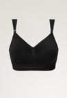 Stødig bøyelfri amme-BH 60D - 90H - Svart