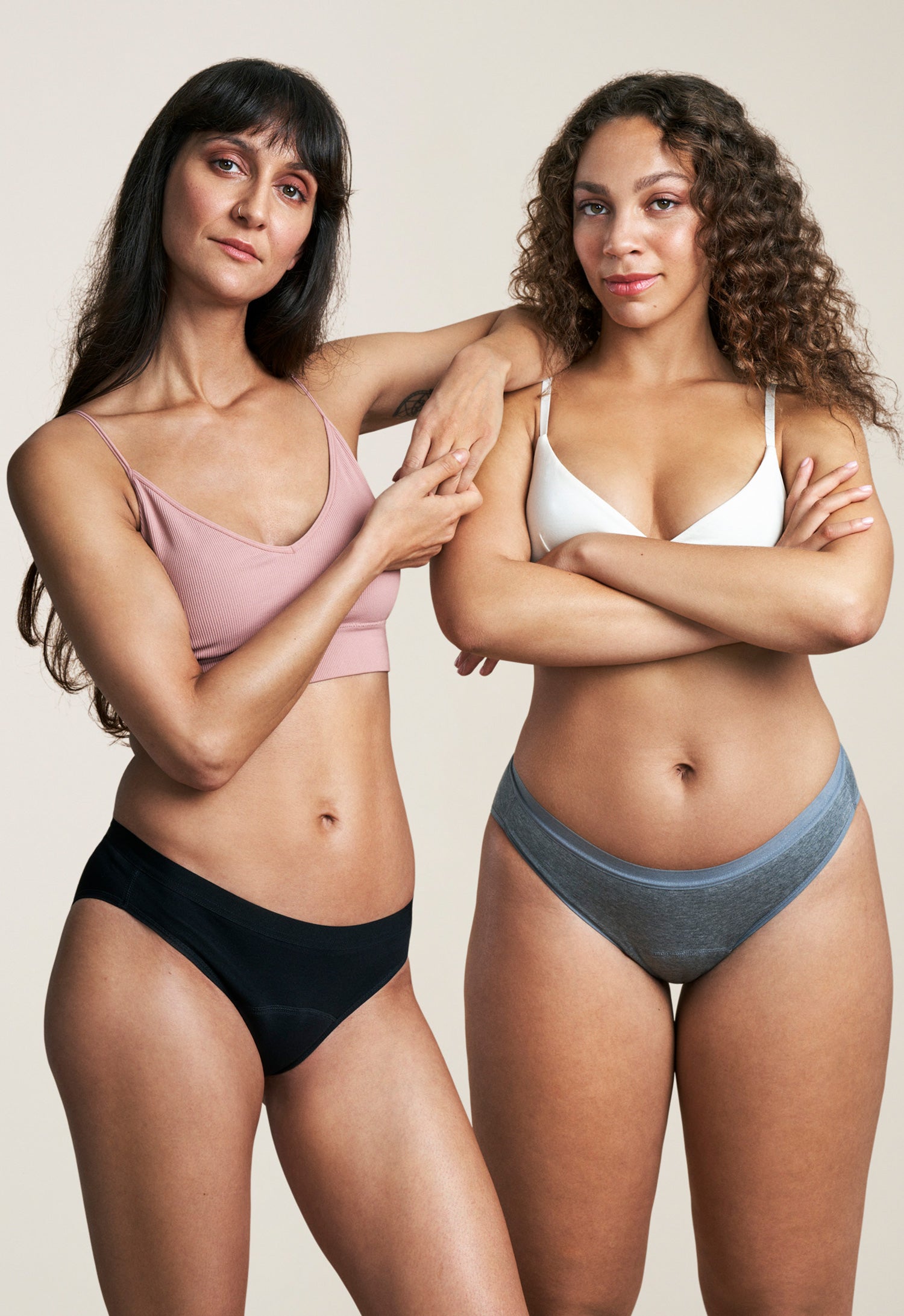 Menstruasjonstruse - Bikini - For kraftig blødning - Svart