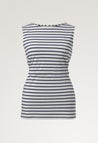 Simone s/l Topp - Havre Kobolt