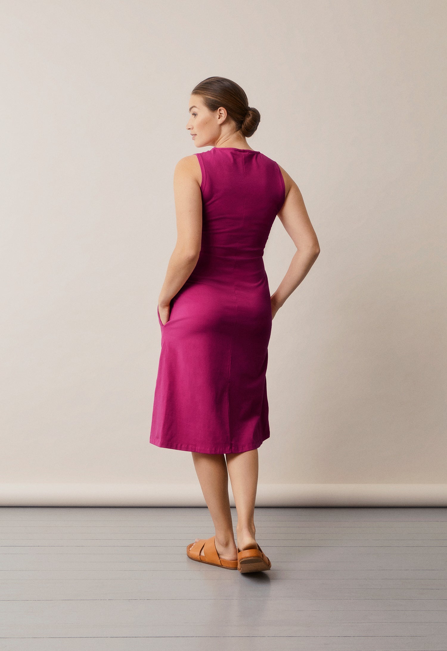 A Dress mørk orkidé